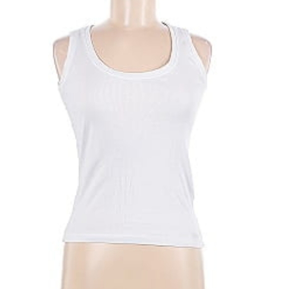 Vineyard Vines White Sleeveless Tank Top, Size Med - Picture 1 of 4